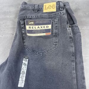 Vintage Lee Jean Men 40x30 Fit 37x30 Gray Denim Relaxed Relaxed Old‎ Deadstock
